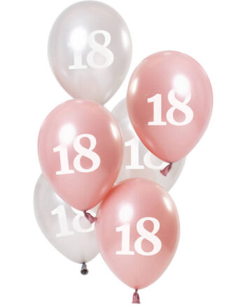 40 Års Fødselsdagsballoner i Pink og Sølv – Festlig Dekor!