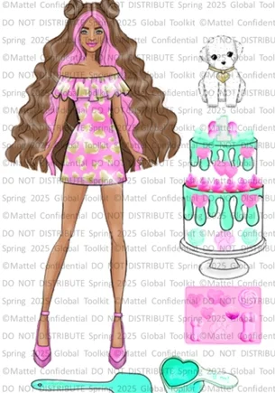 Barbie Festdukke med 10 Overraskelser – Festlig Underholdning!