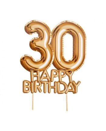 Eksklusivt Guld Kagepynt til Festlige Anledninger