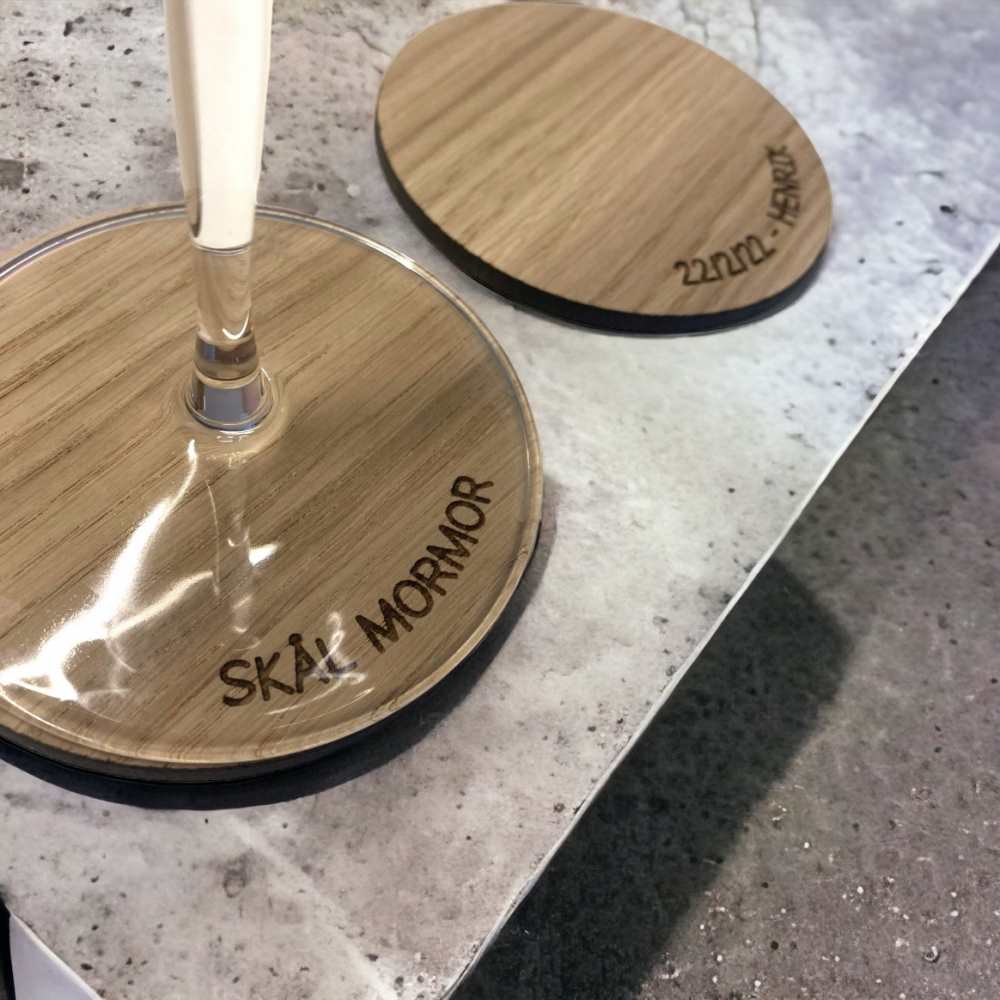 Elegant Træ Bordkort til Fest - Fantastisk Udsalg!