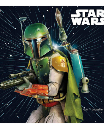 Star Wars Galaxy Servietter – Sorte Festservietter til Fester