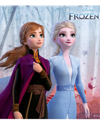 Blå Frozen Festservietter – 20 stk. til Fødselsdagsfest
