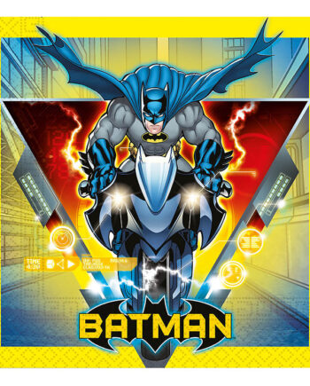 Batman Festservietter i Gule og Sorte til Din Fest!