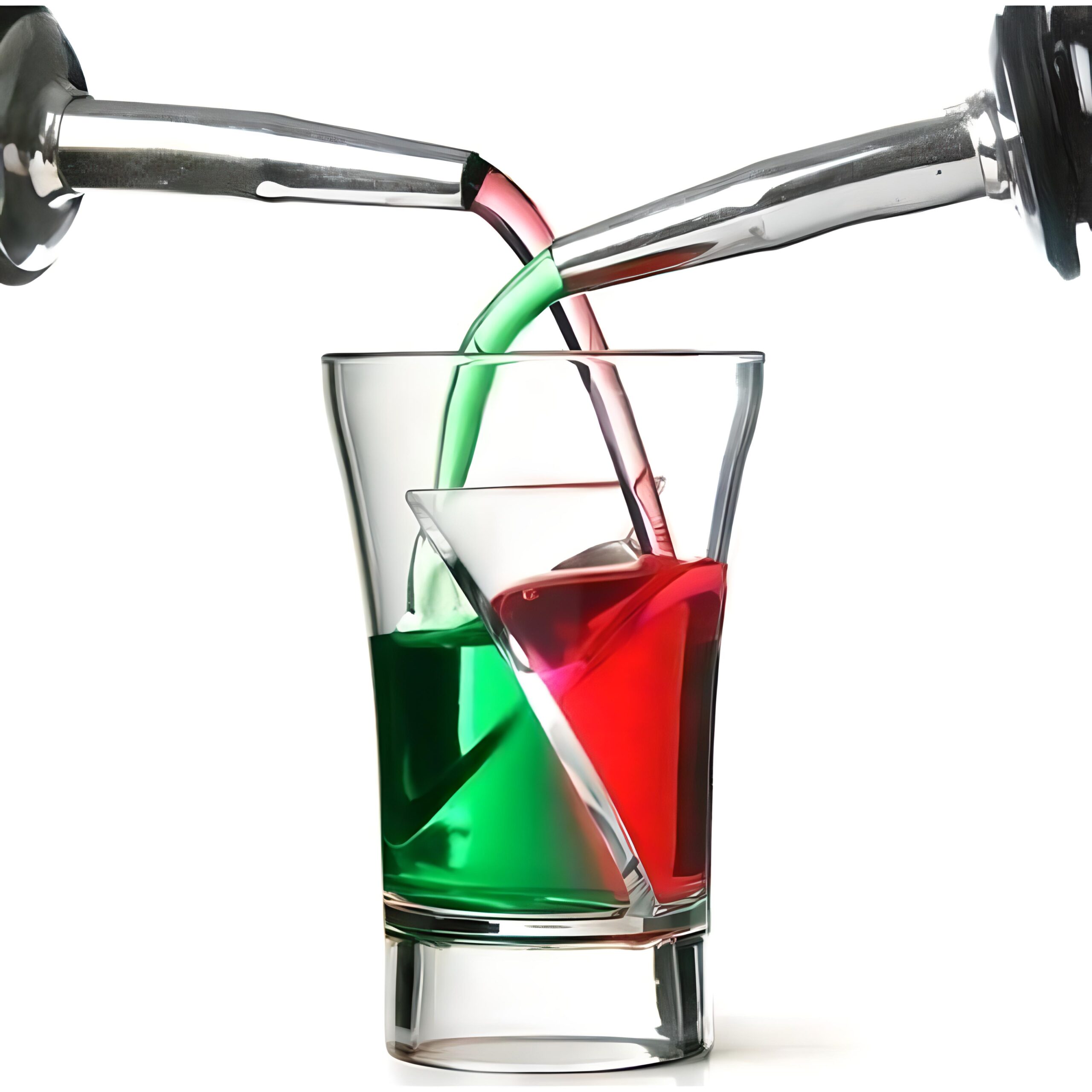 Twister Dobbelt Shotglas – 5 stk. til festlige stunder