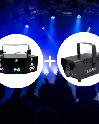 Rave Festpakke med Laser og Røgmaskine – Uforglemmelig Aften!