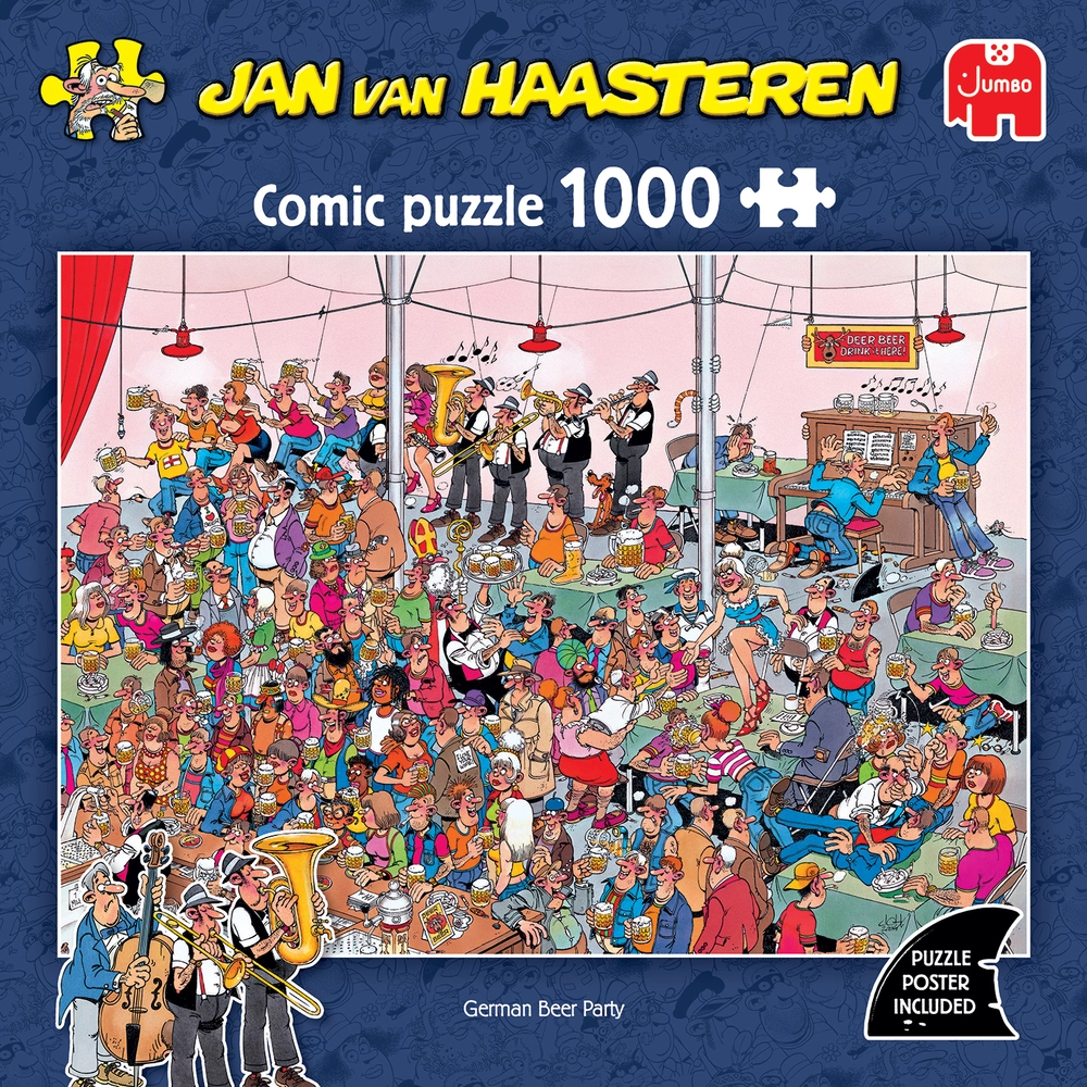 Puslespil Jvh German Beer Party 1000 Brikker - 588477984 - 8721017607199