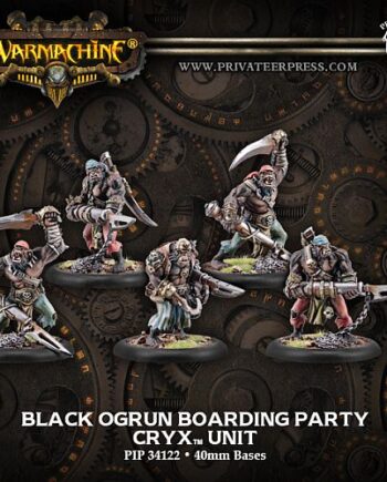 Sort Cryx: Black Orgun Boarding Party Unit Leader & Grunts Pip 34122 - 588477984  - 0875582016257