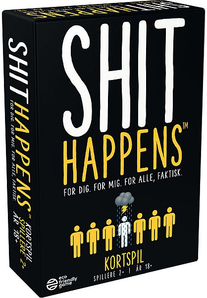 Shit Happens Dansk Party Game - !andre Kortspil 588477984 - 8720077301443