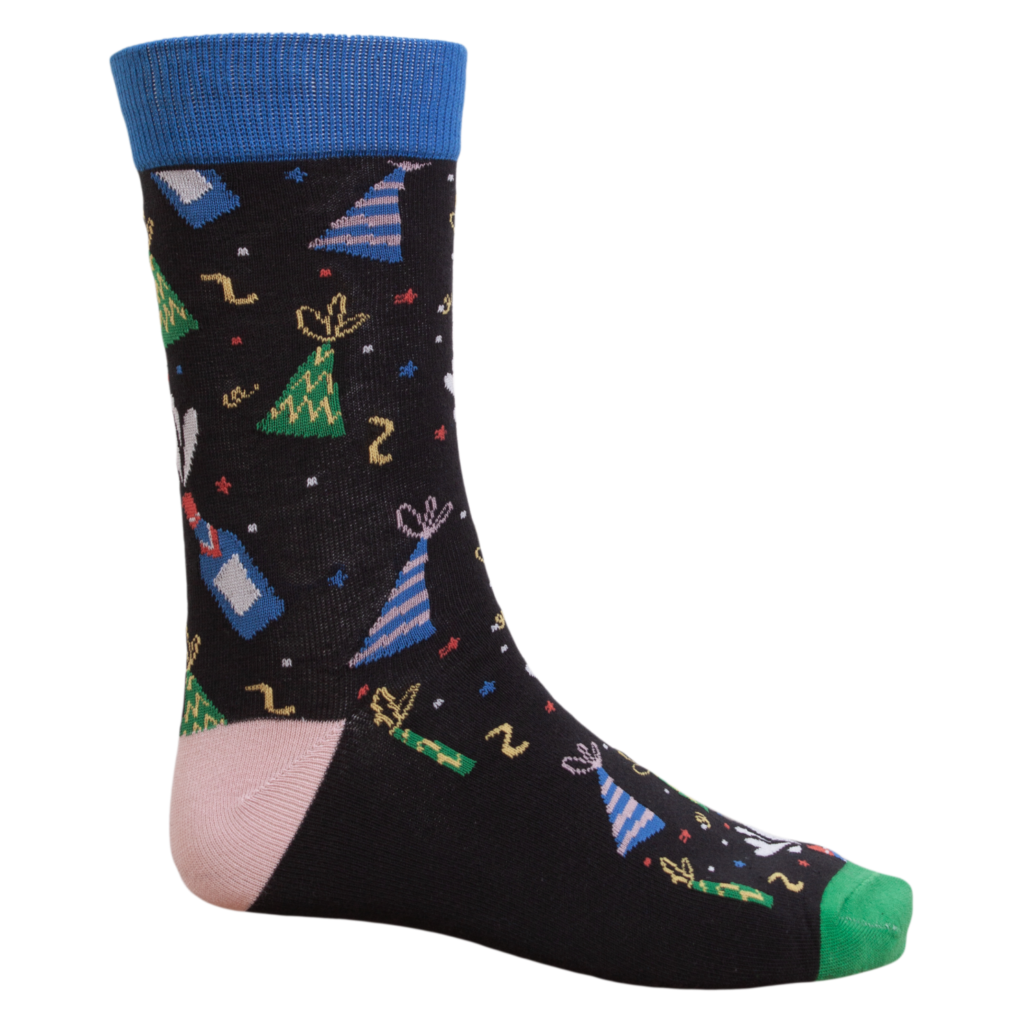 Sort Produkt Nytårs Herre Strømper Black Party Onesize - Produkt 588477984  - 5715508928330