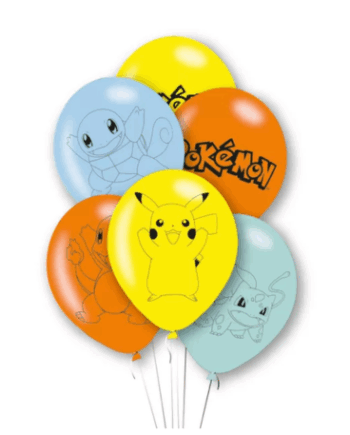 Pokemon Latex Balloner Stk - 588477984