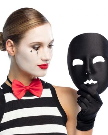 Sort Ansigtsmaske Mime - Godan 588477984  - 8712026001818