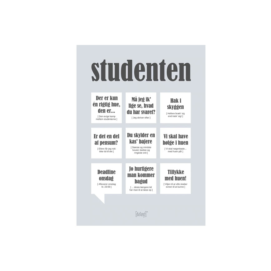 Studenten DialÆgt Kort - Dialægt 588477984