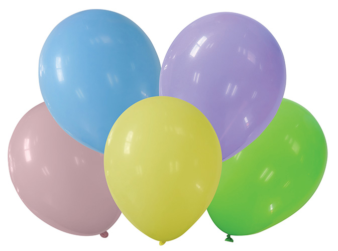 Balloner Stk Latex Pastel 253028 - 588477984