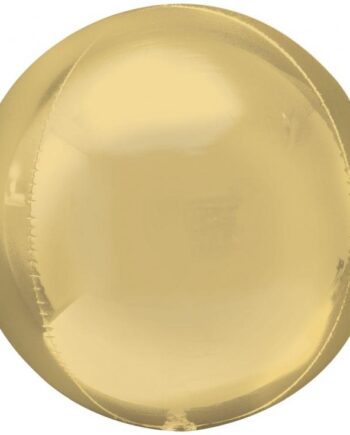 Hvid Folieballon Orbz Guld Bold Stk - Godan 588477984