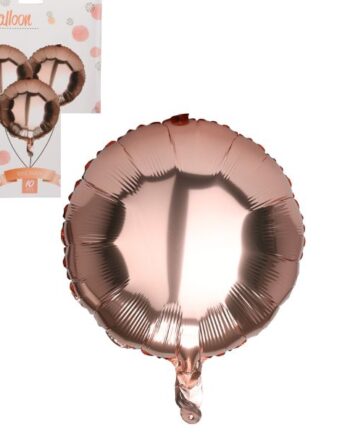 Ballon Kobber Folie Rund 46cm Sæt 10stk - Koop 588477984  - 8720573568678