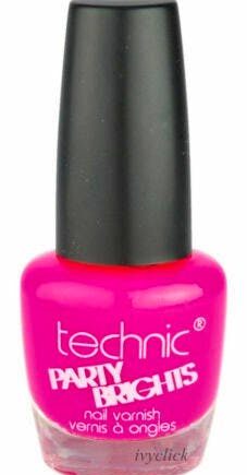 Pink Technic Nail Polish Party Brights Flamingo Bright Neon - Technic 588477984  - 5021769231561