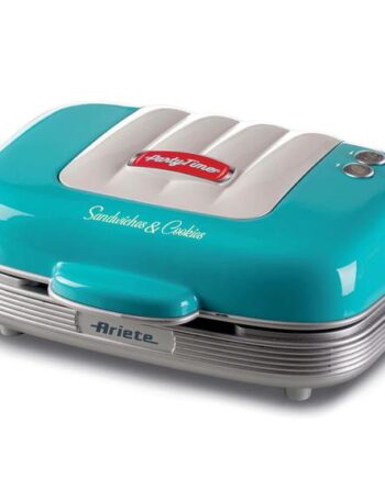 Ariete Party Time 1972 Sandwich Doughnut Muffin Maskine Lyseblå - Ariete 588477984  - 8003705119734