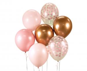 Pink Ballonbuket Kobber Stk - Godan 588477984  - 5902973149081