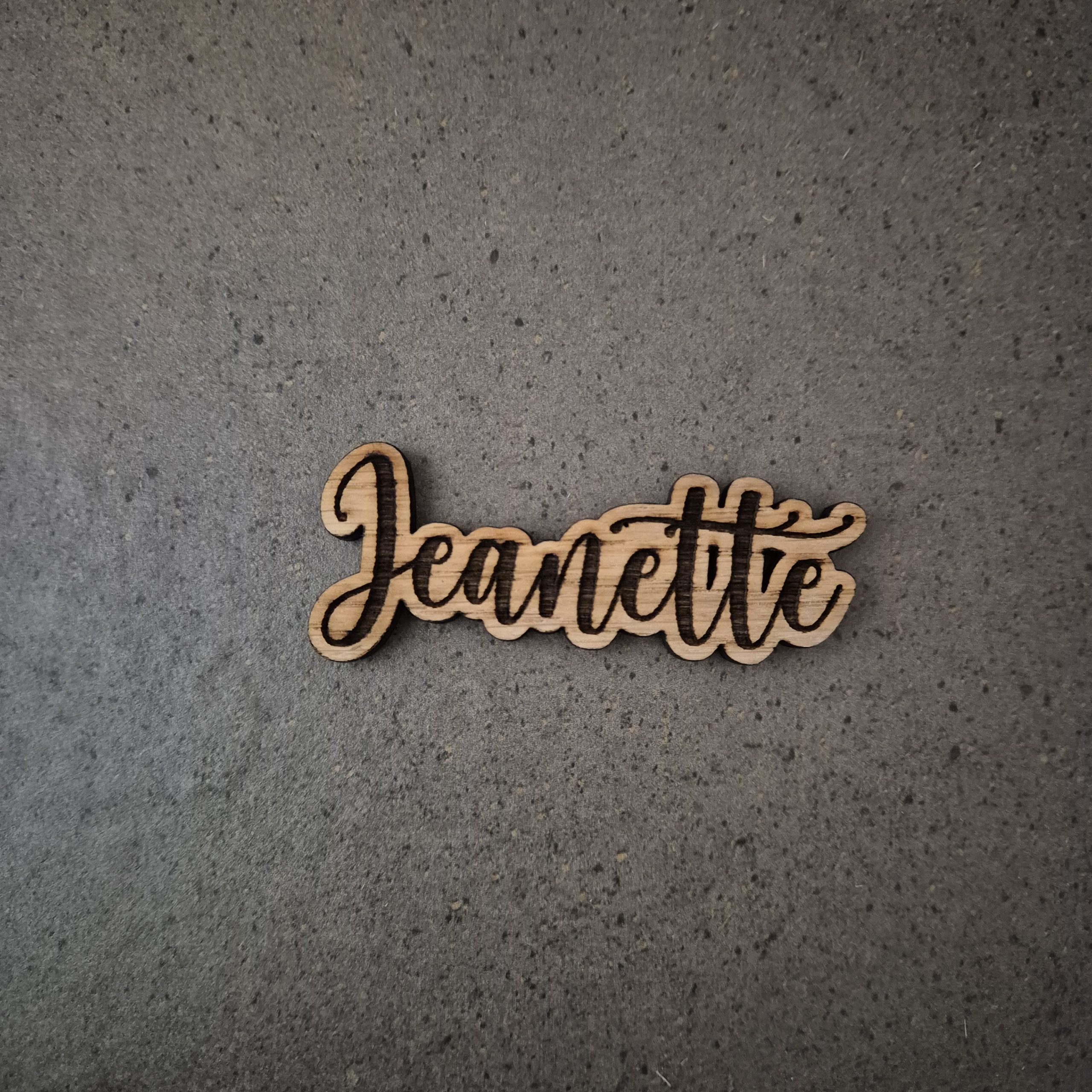 Bordkort Træ Eller Akryl Bk13 Træ - 588477984