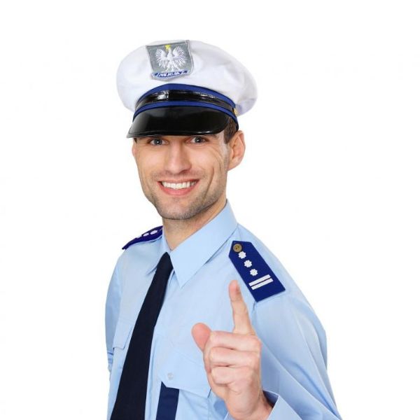 Politihat Med Skulderklapper - Godan 588477984 - 5901238652069