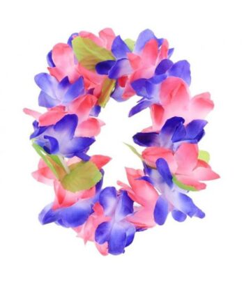 Pink Hawaiiansk Pandebånd Store Blomster Lilla - Godan 588477984  - 5902973153491