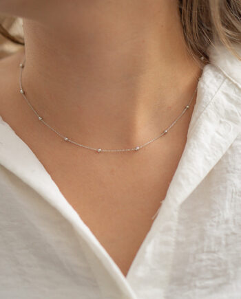 Mara Sølv Halskæde - 588477984