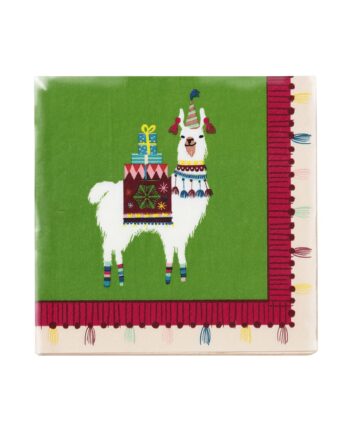 Servietter Boho Lama Jul Stk - 588477984