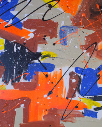 Orange Party Jacob Lund Art - Jacob Lund Art 588477984