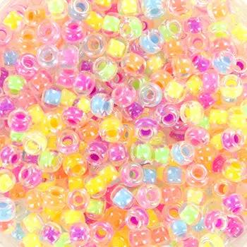 Mix Blandede Glasperler Miyuki Rocailles Seed Beads Neon Party - Krea 588477984 - 05740034014172